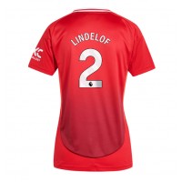 Manchester United Victor Lindelof #2 Domáci Ženy futbalový dres 2024-25 Krátky Rukáv